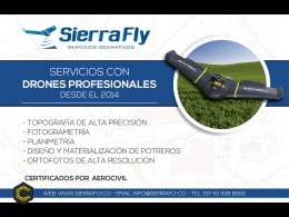 SERVICIOS CON DRONES PROFESIONALES