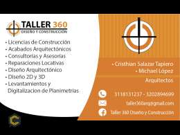 TALLER ***** Diseño y Construcción
