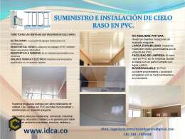 CIELO RASO PVC. TODO COSTO.