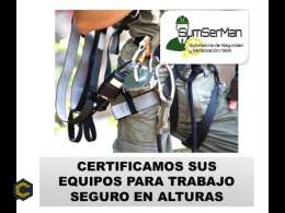 INSPECCION Y CERTIFICACION DE EQUIPOS PARA TRABAJO EN ALTURAS