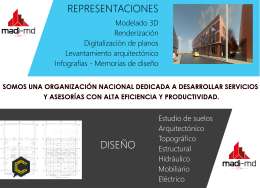¡DISEÑO Y REPRESENTACIONES!