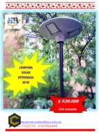 LAMPARAS SOLARES INTEGRADAS