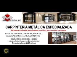 ofrecemos servicio de carpinteria metalica profesional