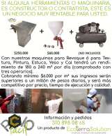 Maquinas para Revoque y para Textura, Pintura, Estuco, Yeso y Cal