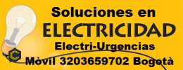 Electricista,Armenia,La magdalena,El Chico,country ,Usaquen,santa ana,Modelia