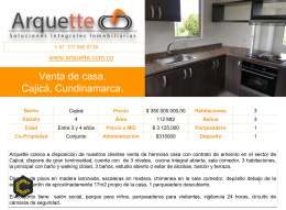 Venta de casa en Cajica.