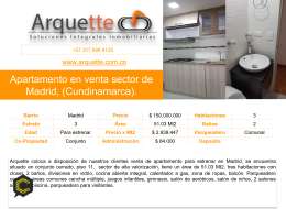 Venta de apartamento en Madrid Cundinamarca