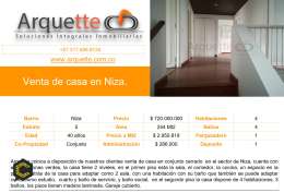 Venta de casa en Niza