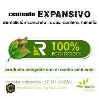 cemento EXPANSIVO demolicion concreto, rocas, canteras, mineria
