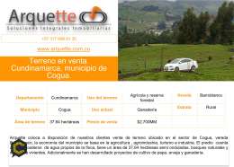 Venta de finca es Cogua