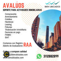 Avaluos para el sector inmobiliario