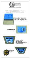 Tapa para medidor de agua anti robo de medidor y de tapa