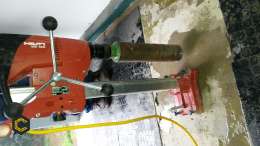 Extraccion de Nucleo Concreto Asfalto perforación corona