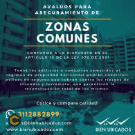Avaluos para aseguramiento de zonas comunes