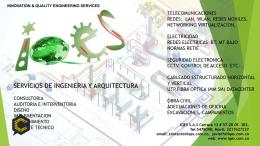 ofrecemos servicios de arquitectura y ingeniería
