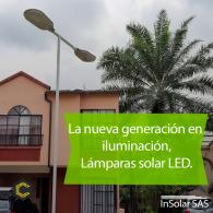 Iluminación solar LED para exteriores