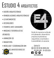 Somos Estudio 4 Arquitectos y estos son nuestros servicios: