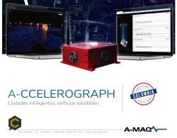 A-CCELEROGRAPH: Ciudades Inteligentes, edificios saludables