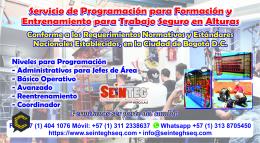 Servicios en Capacitación y Entrenamiento para Trabajo Seguro en Alturas