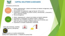 CAPITAL SOLUTIONS & ASOCIADOS