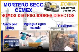 VENTA Y SUMINISTRO DE MORTERO SECO CEMEX