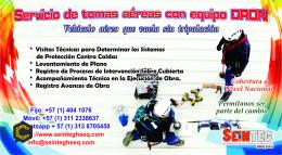 Servicio en Toma de Imágenes y Videos Aéreas, con Equipo de Vuelo no Tripulado,