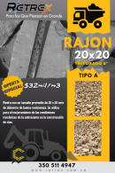 #Explotación y #Producción de RAJON 20x20 o Triturado 8" tipo A