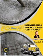 VENTA Y SUMINISTRO DE CONCRETO, ALQUILER DE EQUIPO DE BOMBEO    BOGOTA Y LA SABANA