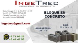 BLOQUE EN CONCRETO