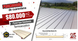Promoción de Panel tipo Sándwich