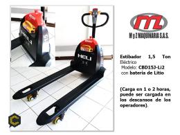 PROMOCION DE JUNIO  ESTIBADOR *****% ELECTRICO LITIO