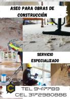 SERVICIO ESPECIALIZADO DE ASEO PARA OBRAS DE CONSTRUCCIÓN