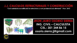 Consultoria en Calculo Estructural para tu Proyecto ( Edificios Residenciales, Comerciales e Industriales )