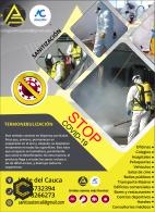 SANITIZACIÓN CALI: Ofrecemos los servicios de sanitización, termonebulización, aspersión, hidrolavado industrial.