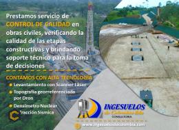 Control de calidad construcción obras civiles