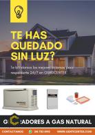 Te has quedado sin luz? Suministro e Instalación plantas eléctricas a gas