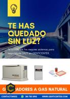 Comercialización generadores diésel, gasolina, gas natural y propano.
