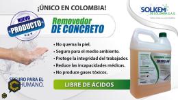 Removedor de Concreto Libre de Ácidos