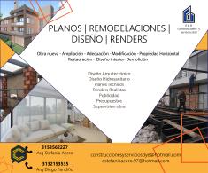Se realizan todo tipo de trabajas de diseño. Planos, Renders y remodelaciones