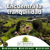 Proyecto de un condominio en el oriente antioqueño. Éxitos en ventas. Solo quedan 9  lotes. Separe el suyo
