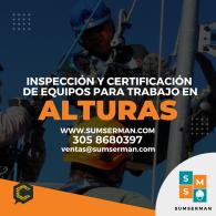 CERTIFICACION DE EQUIPOS PARA TRABAJO EN ALTURAS