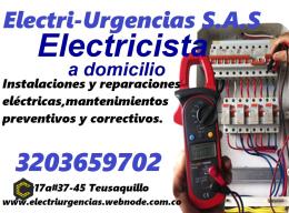Electricista,Nicolás de Federmann, Chapinero, Quinta paredes, Las américas, Campin, Marly,La soledad,Cataluña,Lourdes.