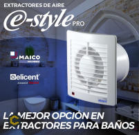 Suministro de equipos Extractores para renovación de Aire en Baños.