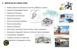 Se prestan Servicios de Análisis y Diseño de Estructuras.