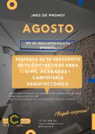 INICIAMOS AGOSTO RECARGADO:  Te ofrecemos un 6% de descuento en tu contrato a todo costo de REFORMAS Y ACABADOS.