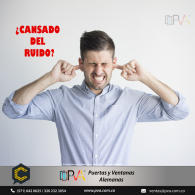 ¿Cansado del ruido?, descanse tranquilo, nuestras ventanas aíslan el ruido, el frío ? y además brindan gran seguridad.