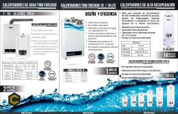 Calentadores de agua Clasic