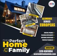 Ventanas en aluminio y vidrio series nacionales y europeas