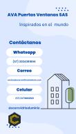 puertas y vetntanas en aluminio series tipo europeo