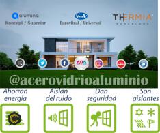 Puertas y ventanas en aluminio y vidrio series europeas